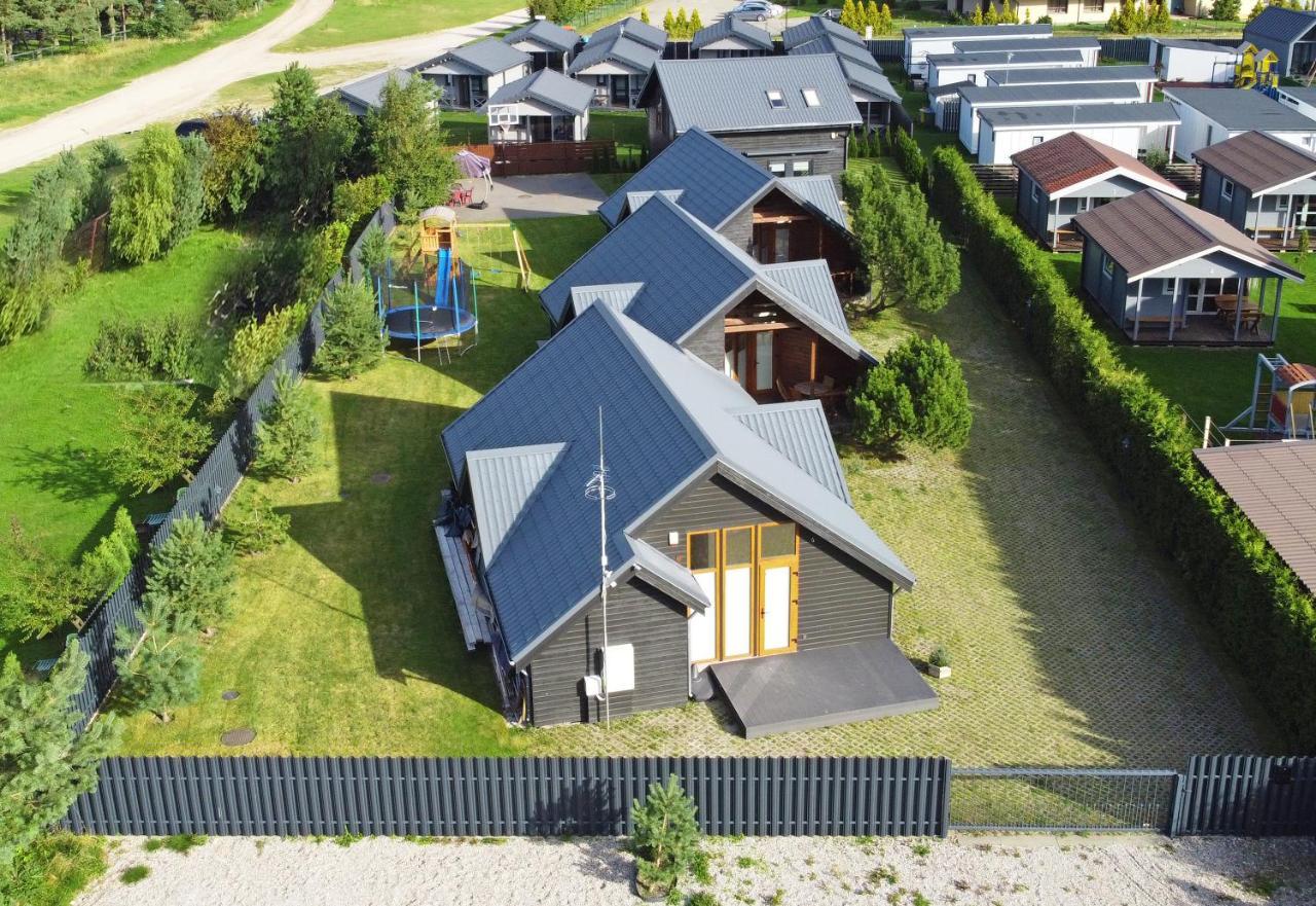 Kotedzai Gulbes Takas Sventojoje Villa Sventoji Bagian luar foto