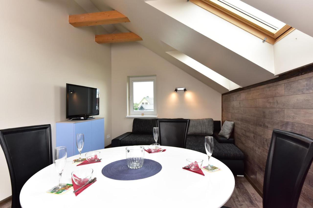 Kotedzai Gulbes Takas Sventojoje Villa Sventoji Bagian luar foto